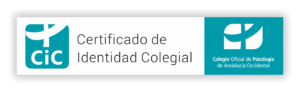 Identificación Oficial del Colegio de Psicología de Andalucia Occidental